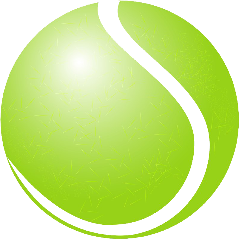 Stylized Tennis Ball Graphic