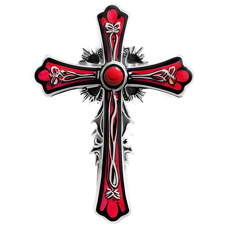 Stylized Thin Cross Png Fse96