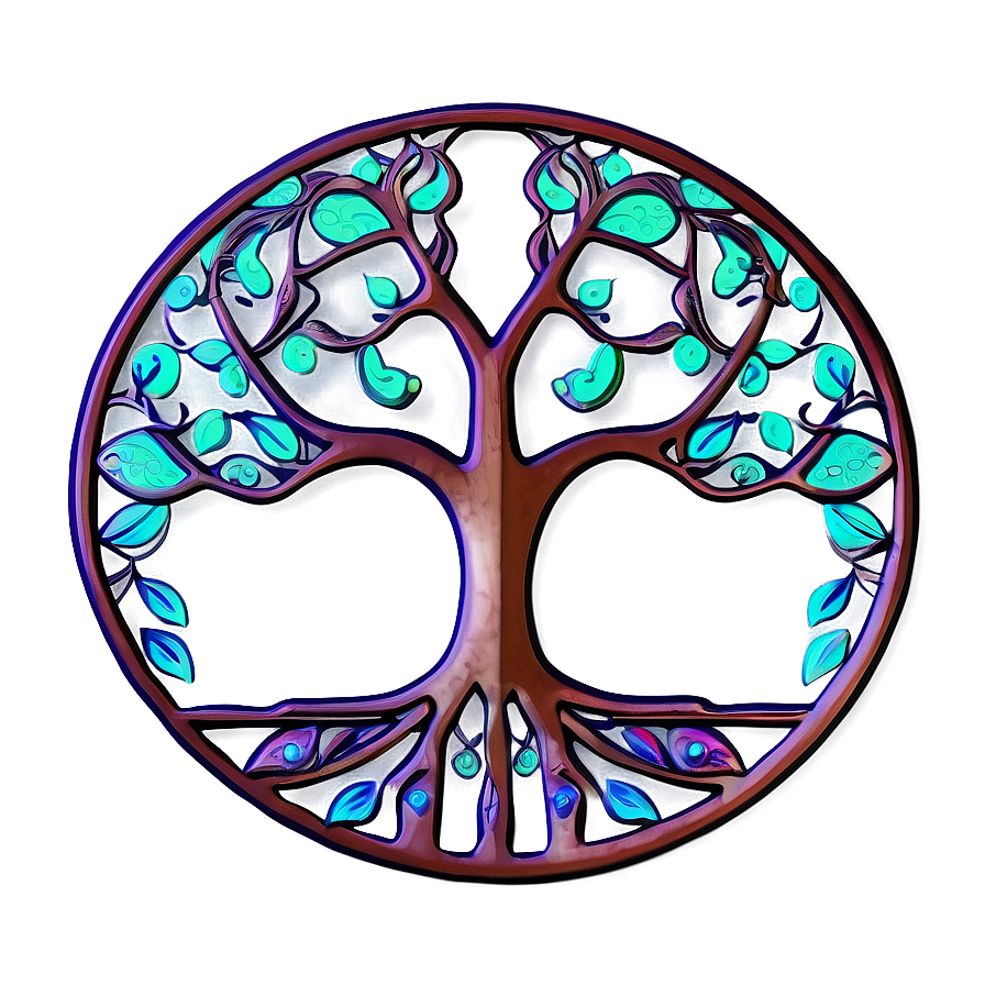 Stylized Tree Of Life Graphic Png 06122024