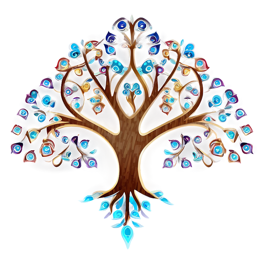 Stylized Tree Of Life Graphic Png Asf97