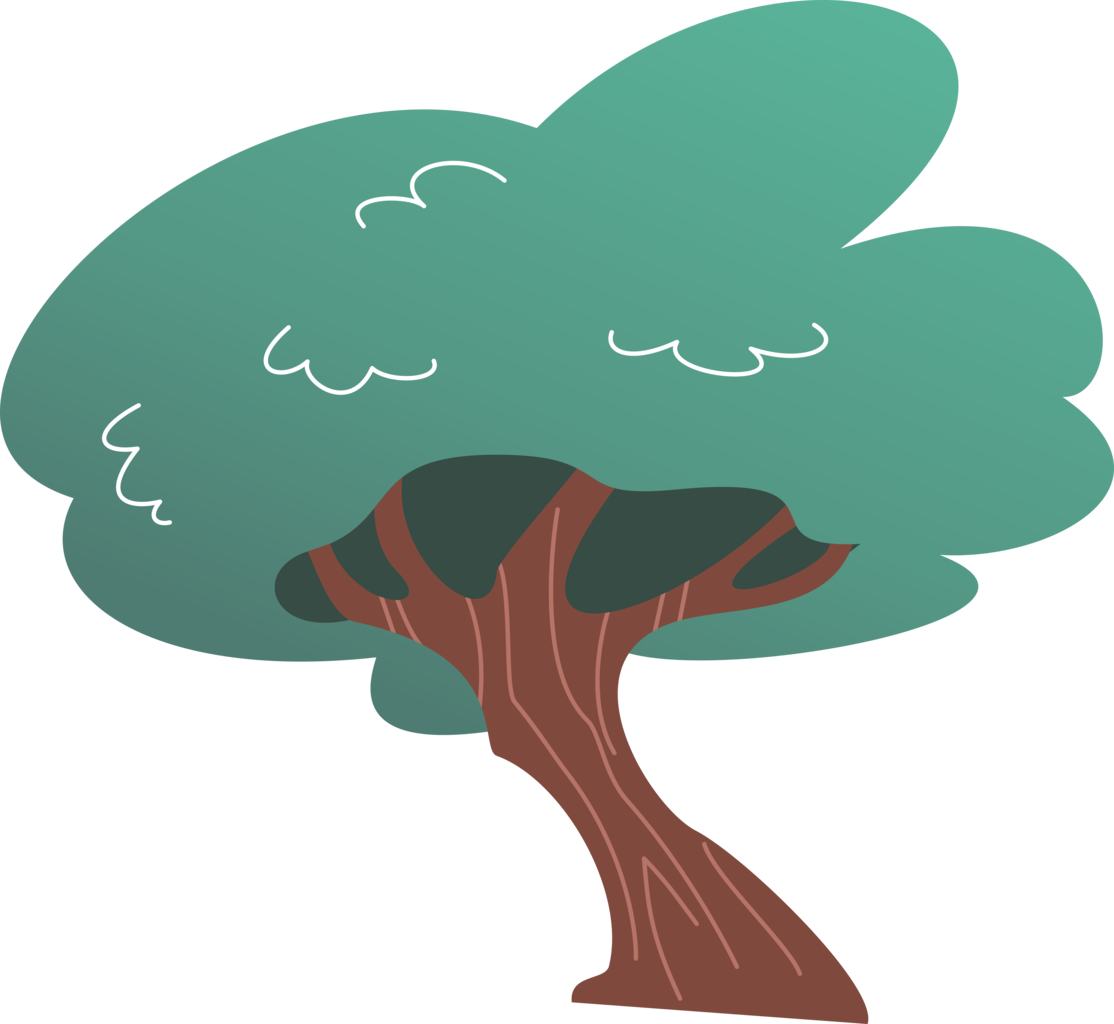 Stylized Tree Vector Art