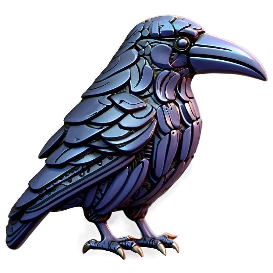 Stylized Tribal Raven Png Ikb67