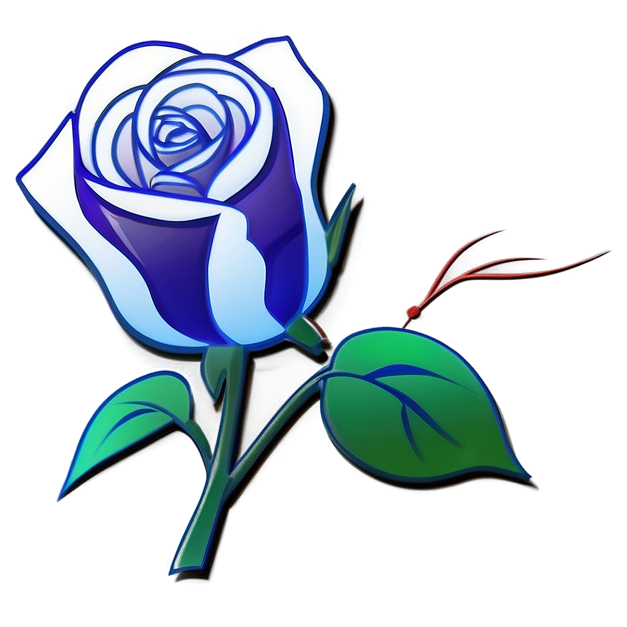 Stylized Vector Rose Icon Png 70