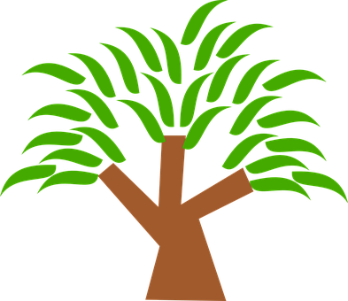 Stylized Vector Tree Illustration