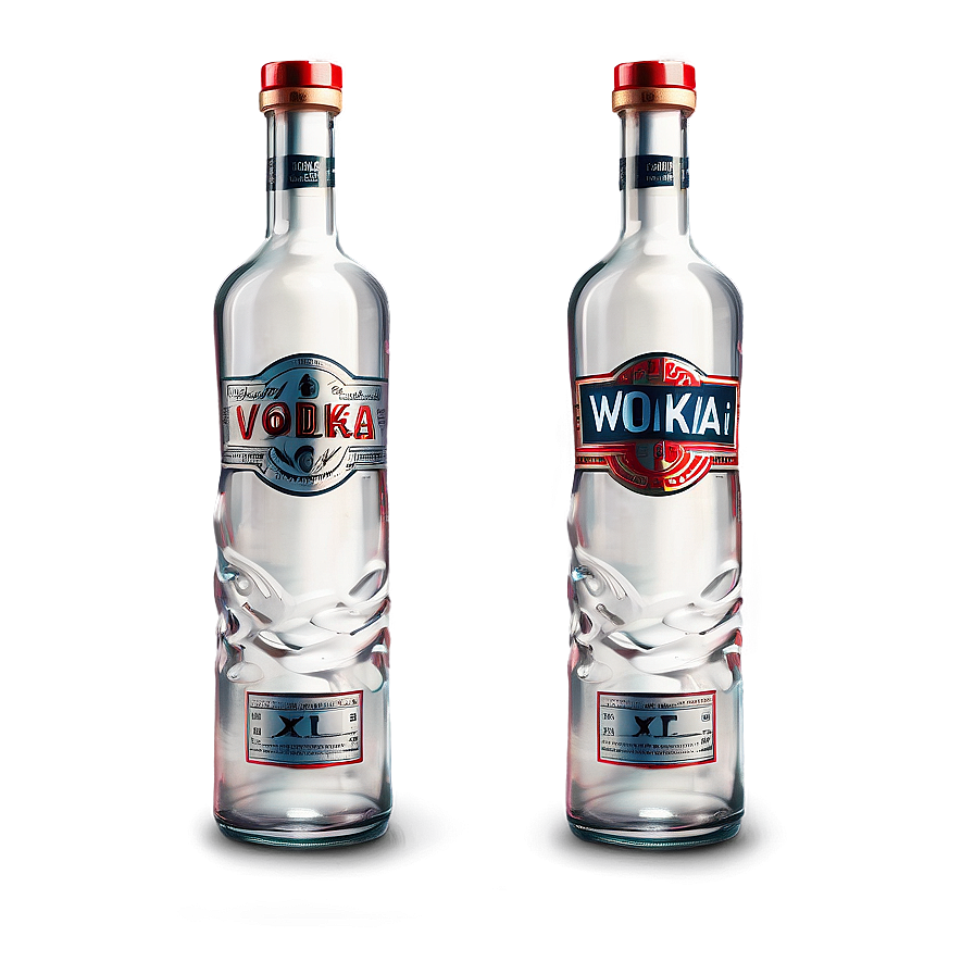 Stylized Vodka Bottle Png Jka