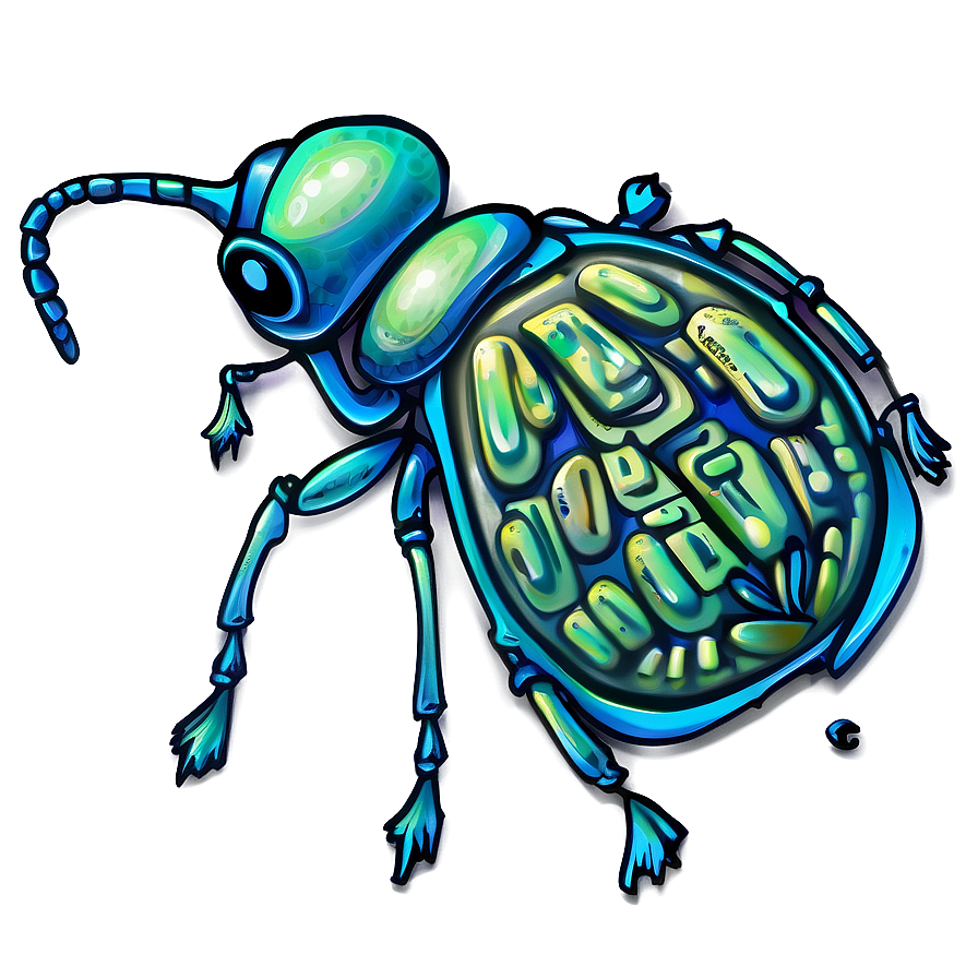 Stylized Weevil Drawing Png Vyq