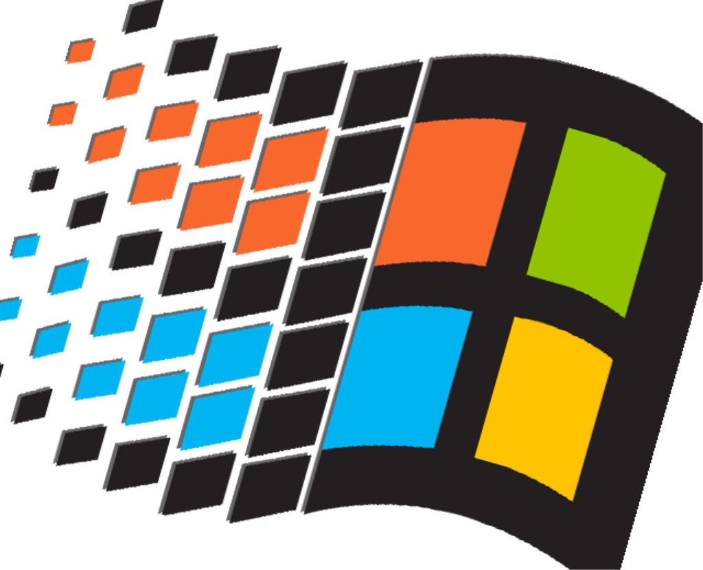 Stylized Windows Logo Art