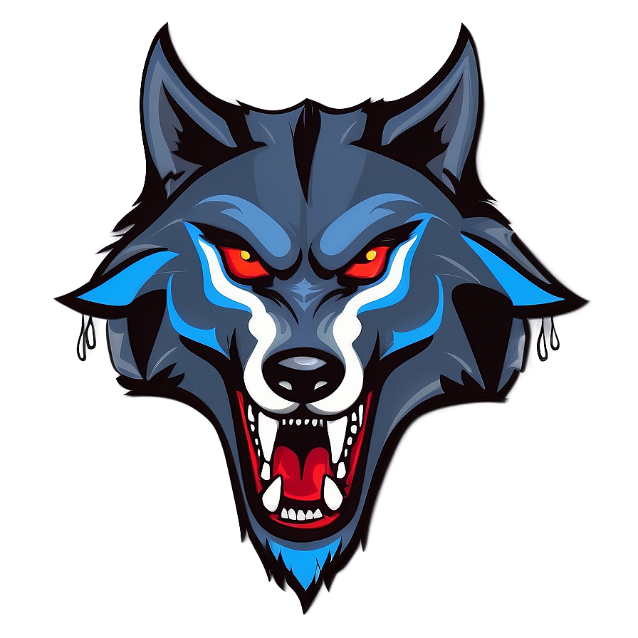 Stylized Wolf Head Logo Png 06122024