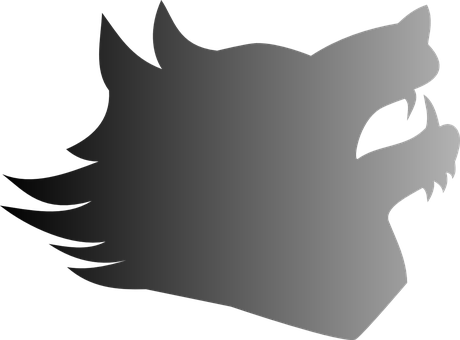 Stylized Wolf Silhouette