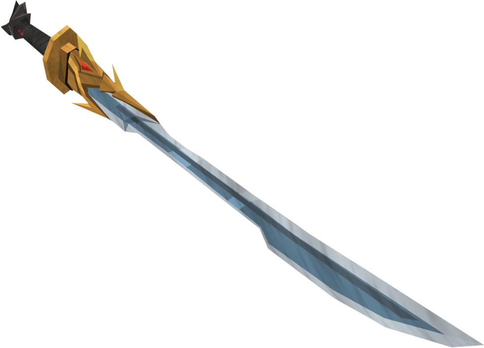 Stylized3 D Katana Render