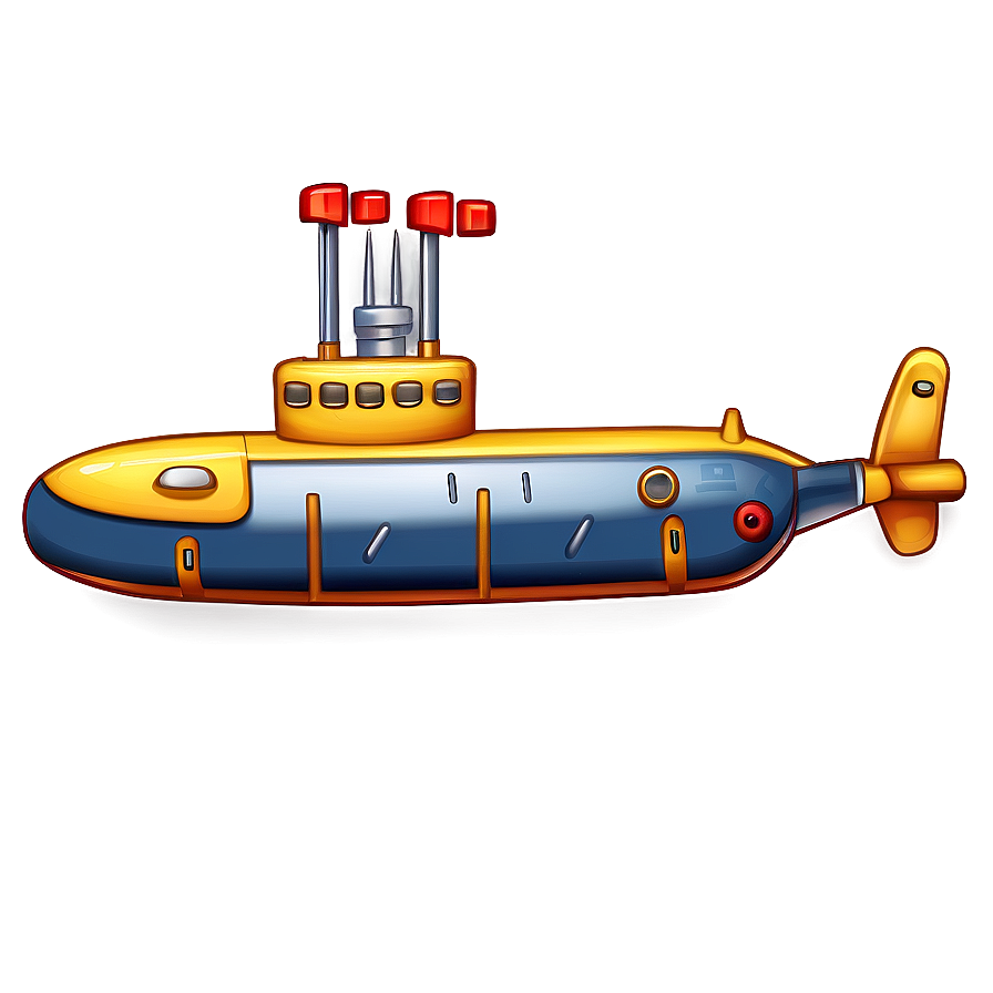 Submarine Illustration Png 7