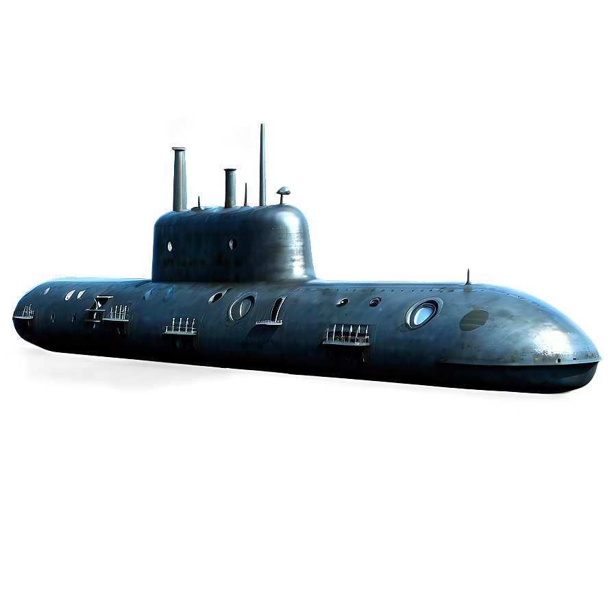 Submarine In Ocean Depth Png Gbh