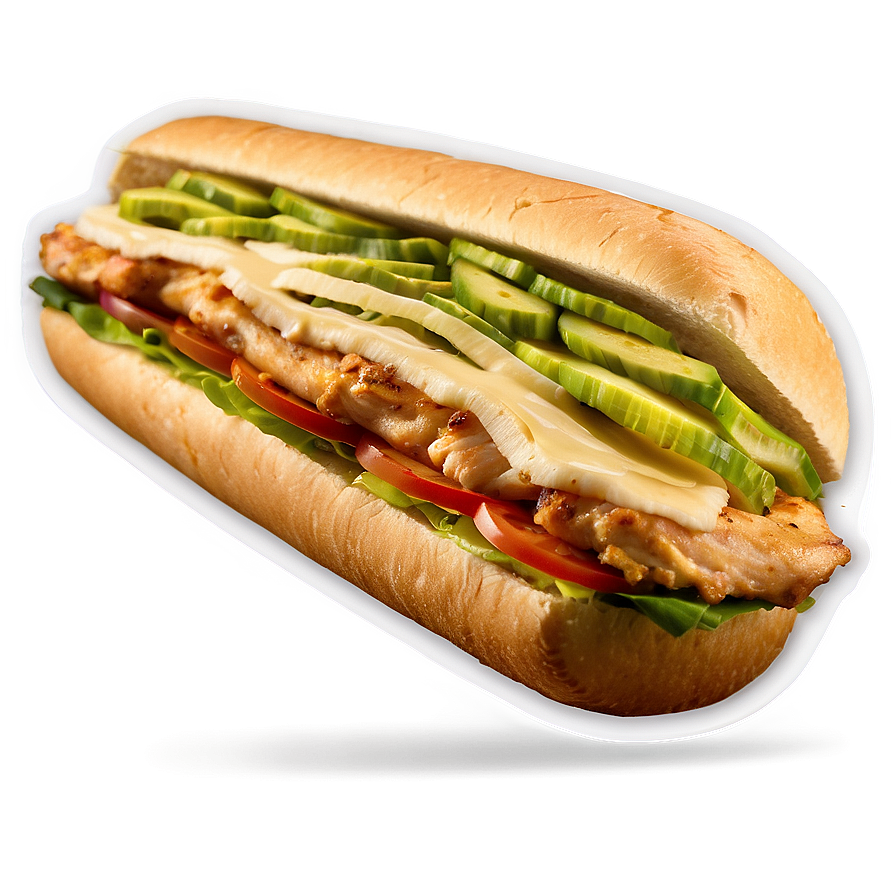 Subway Chipotle Chicken Melt Png 35