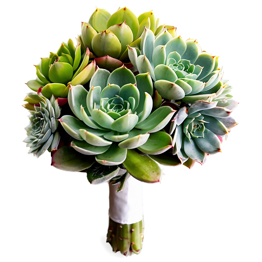 Succulent Wedding Bouquets Png 06212024