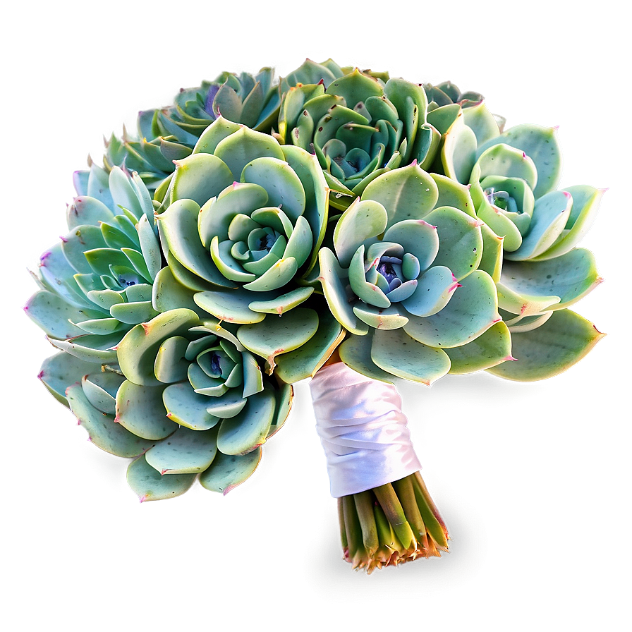 Succulent Wedding Bouquets Png Mns