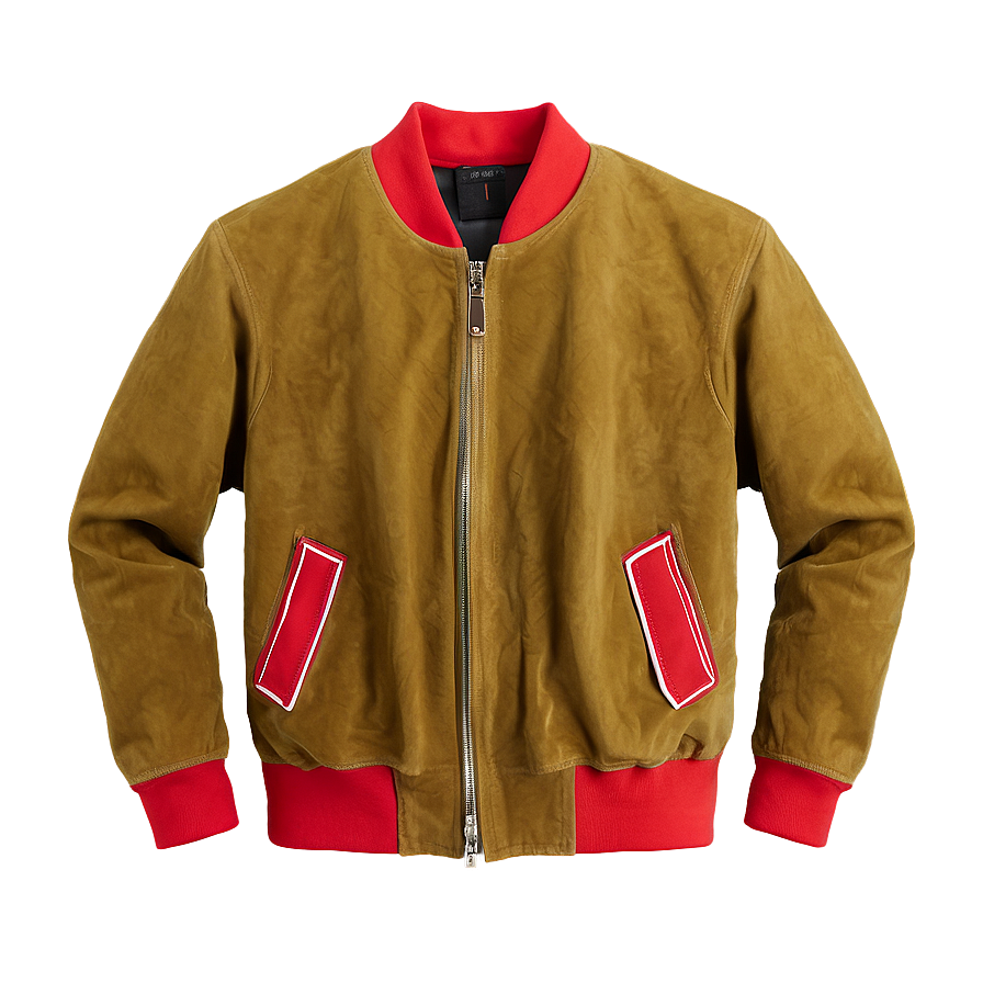 Suede Bomber Jacket Soft Png Fig91