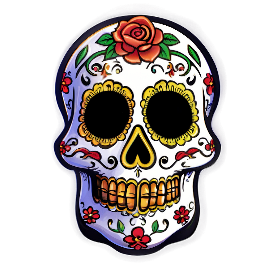 Sugar Skulls Day Of The Dead Png Ppv36