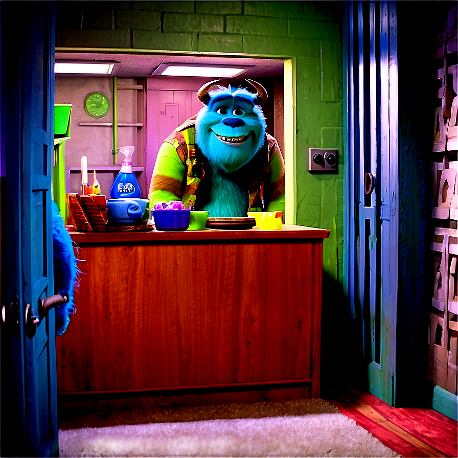 Sulley's Apartment Monsters Inc Png 05232024