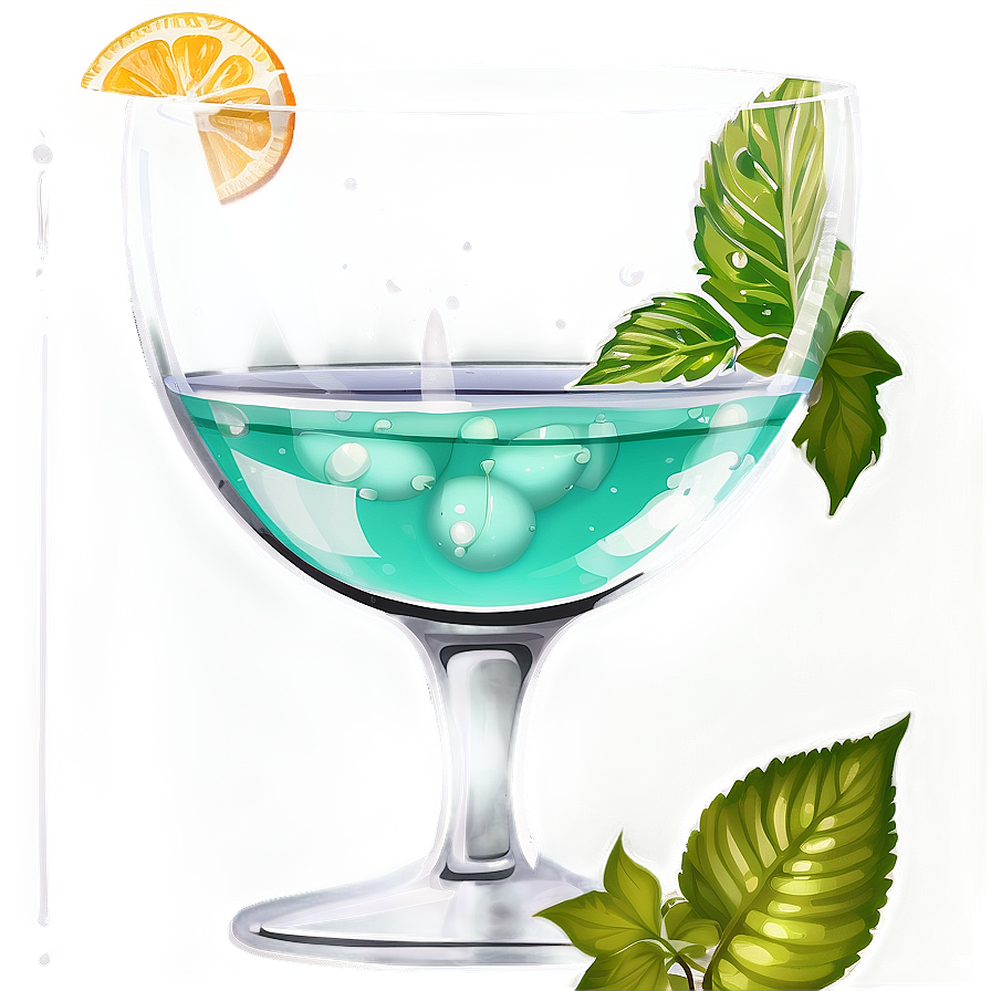 Summer Cocktail Glass Png 69