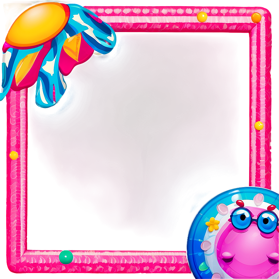 Summer Cute Frame Png 94