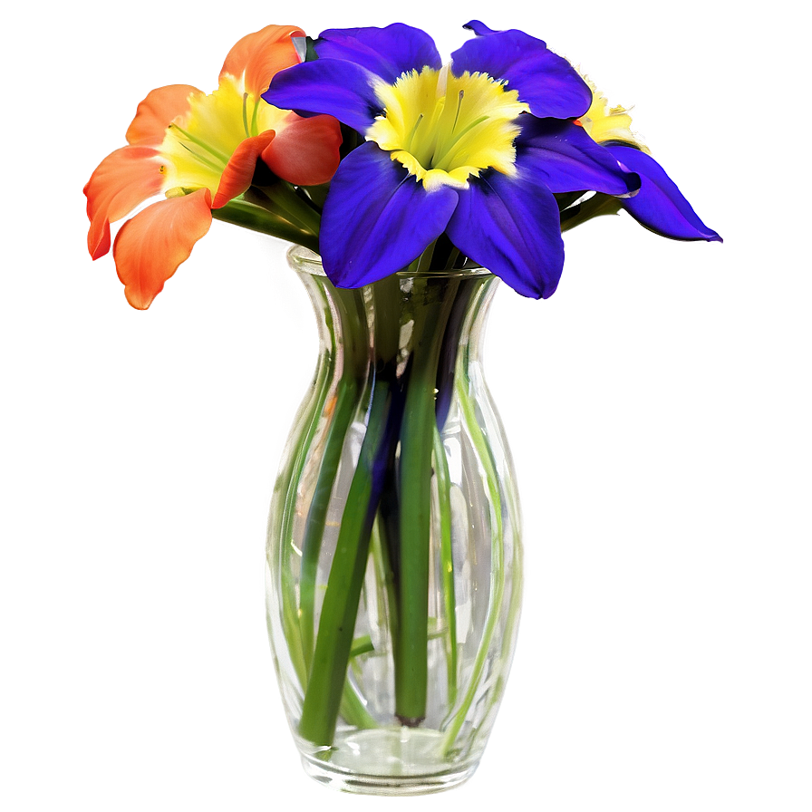 Summer Flowers Vase Png 06272024