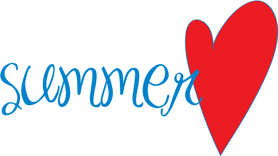 Summer Love Heart Clipart