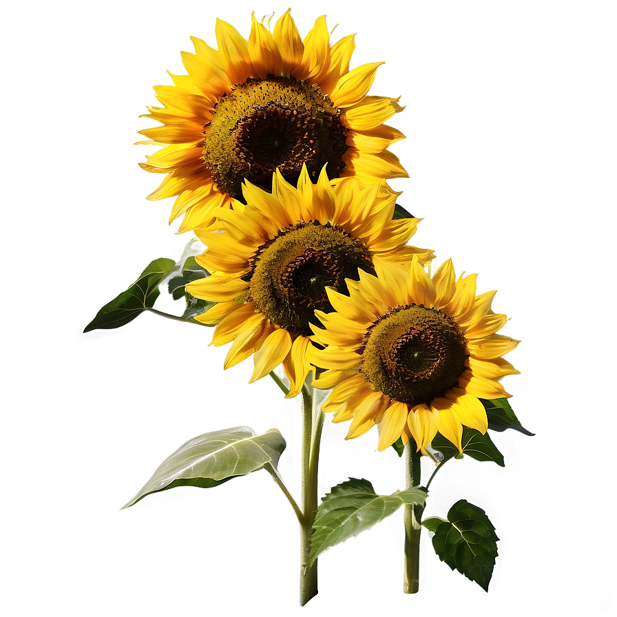 Summer Sunflower Field Png 21