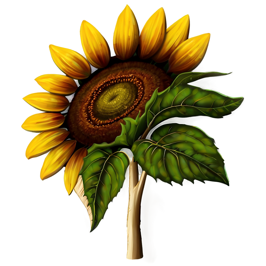 Summer Sunflower Sticker Png 46