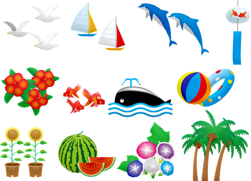 Summer Vacation Clipart Collection