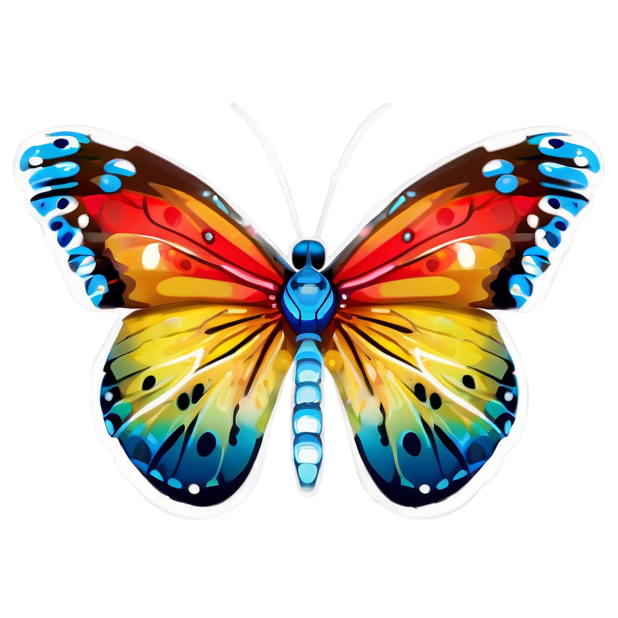 Summer Vibes Butterfly Png Dii51