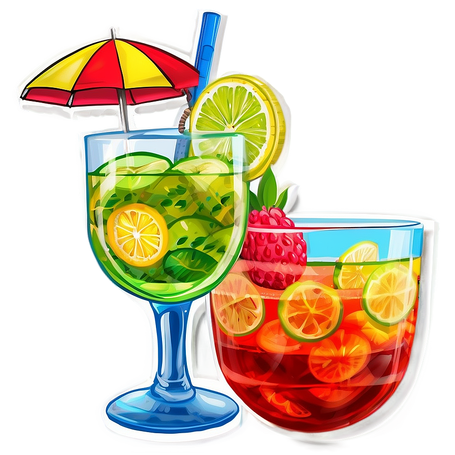 Summer Vibes Cocktail Png Epe94