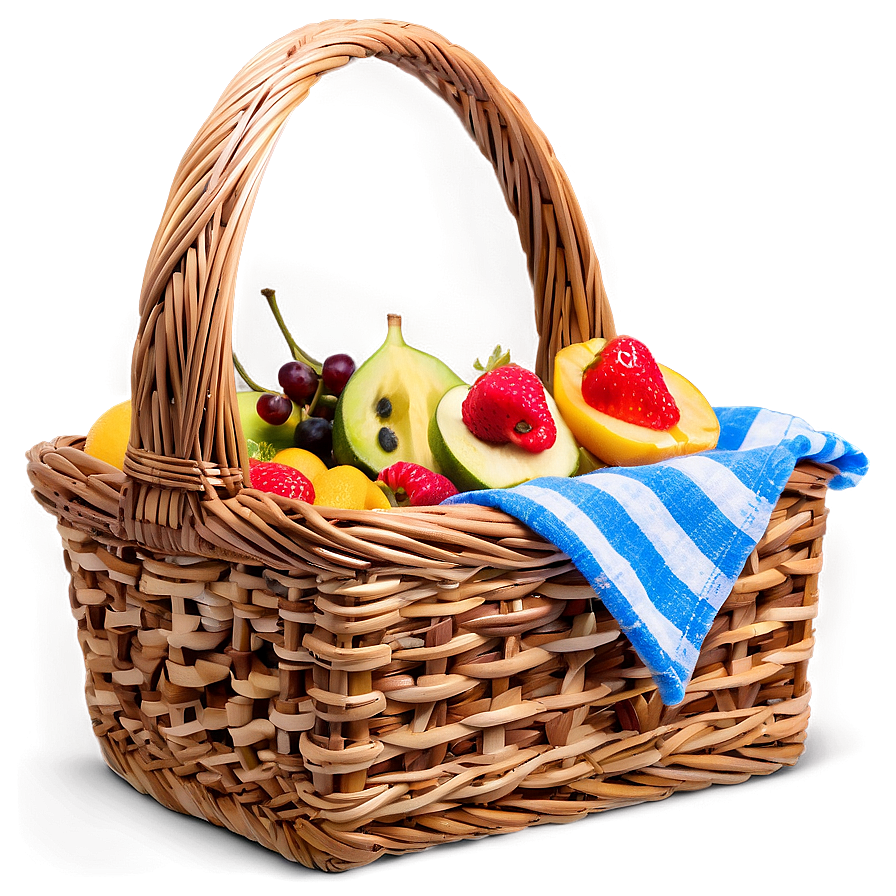 Summer Vibes Picnic Basket Png 89