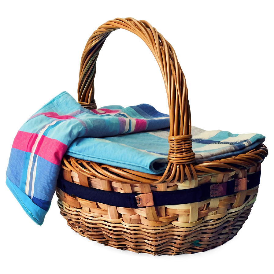 Summer Vibes Picnic Basket Png Nii32