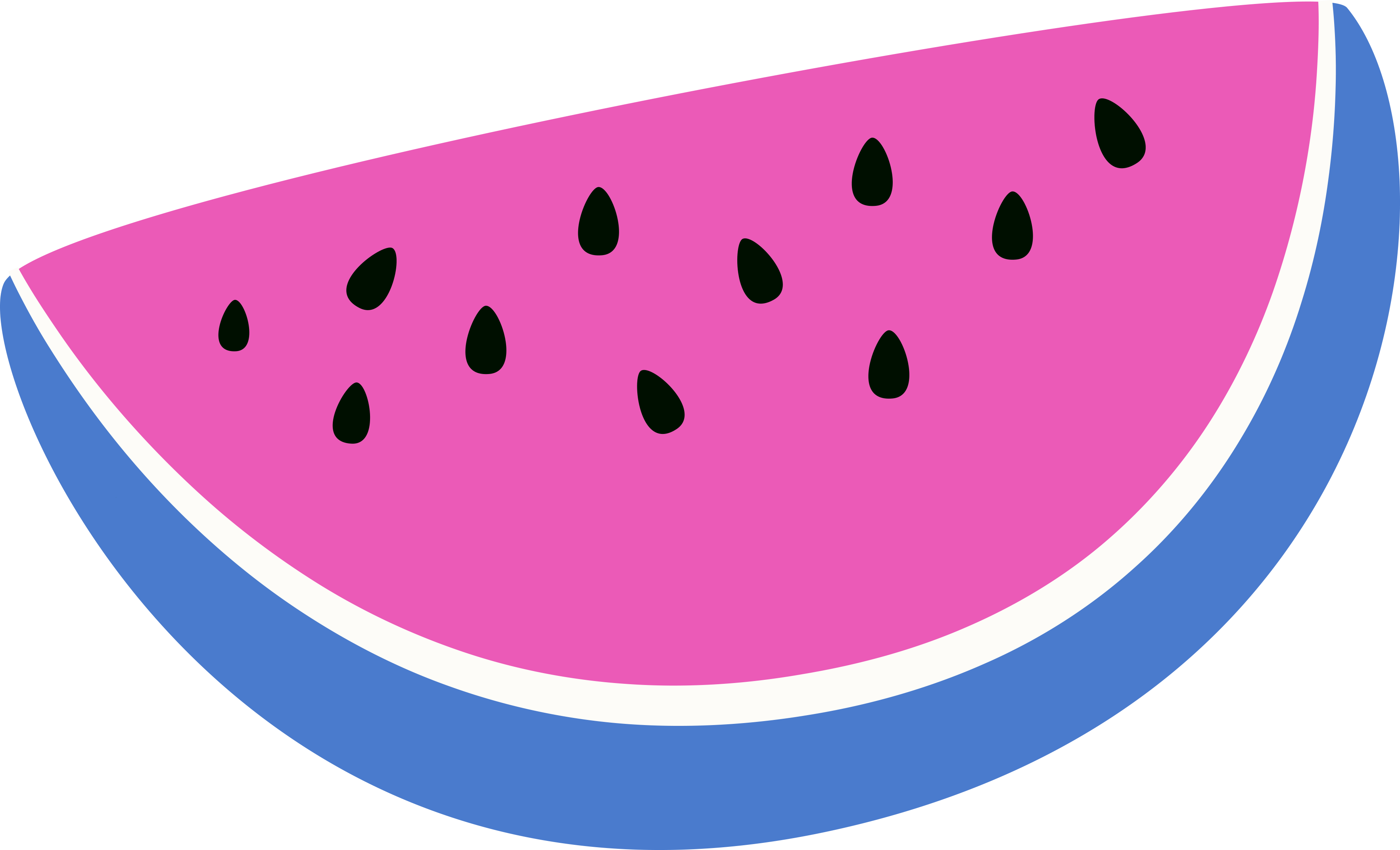 Summer Watermelon Slice Clipart