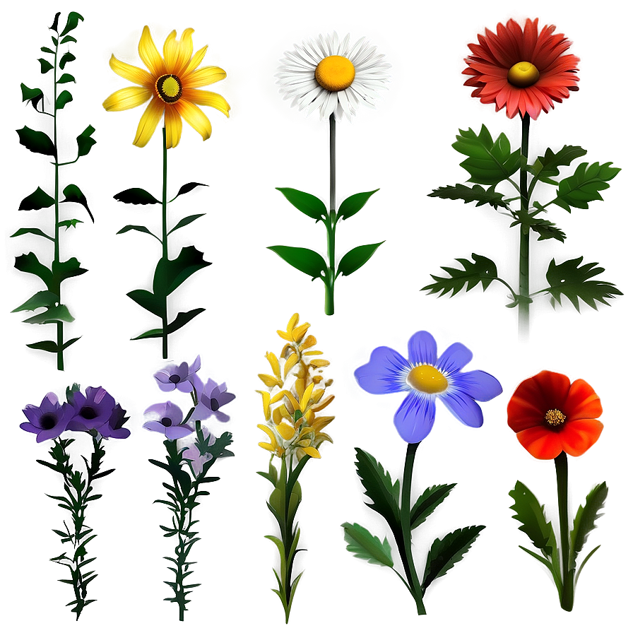 Summer Wildflowers Png 49