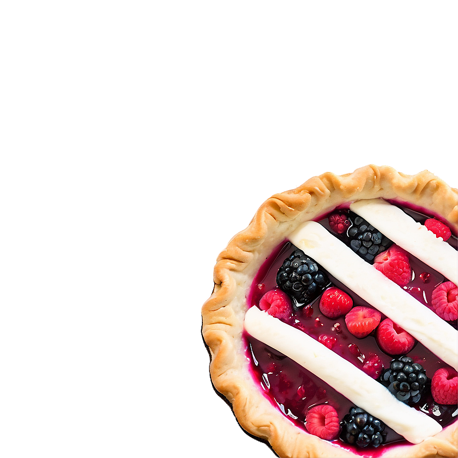 Summery Mixed Berry Pie Png Fpd