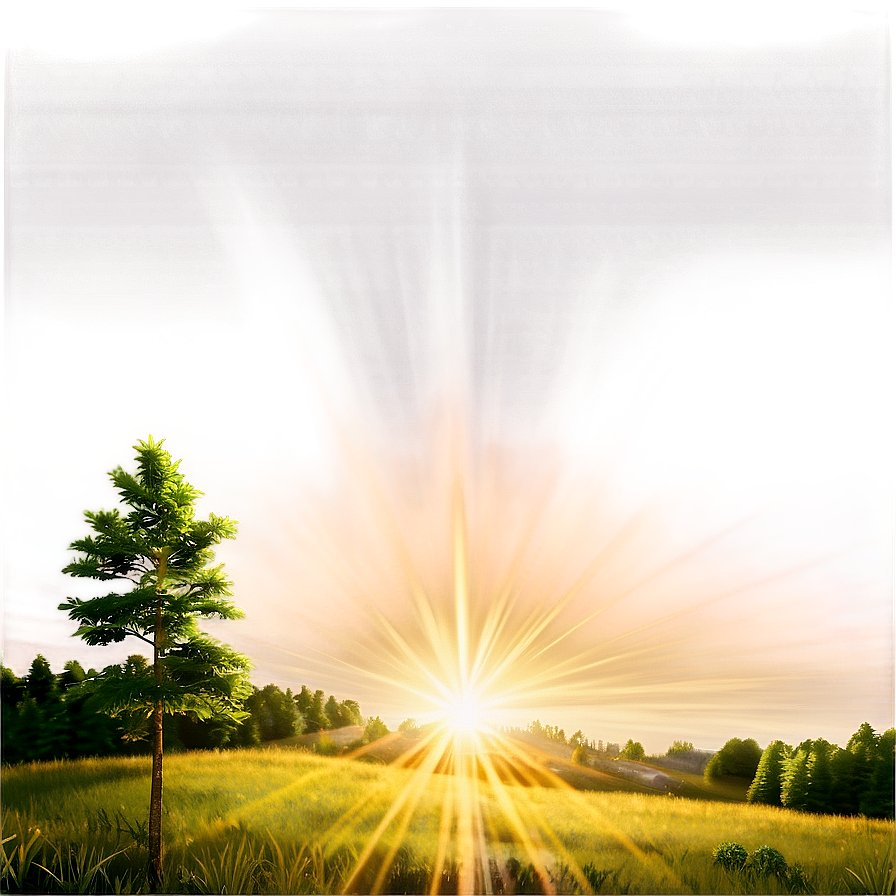 Sun Flare Nature Scene Png Jxv