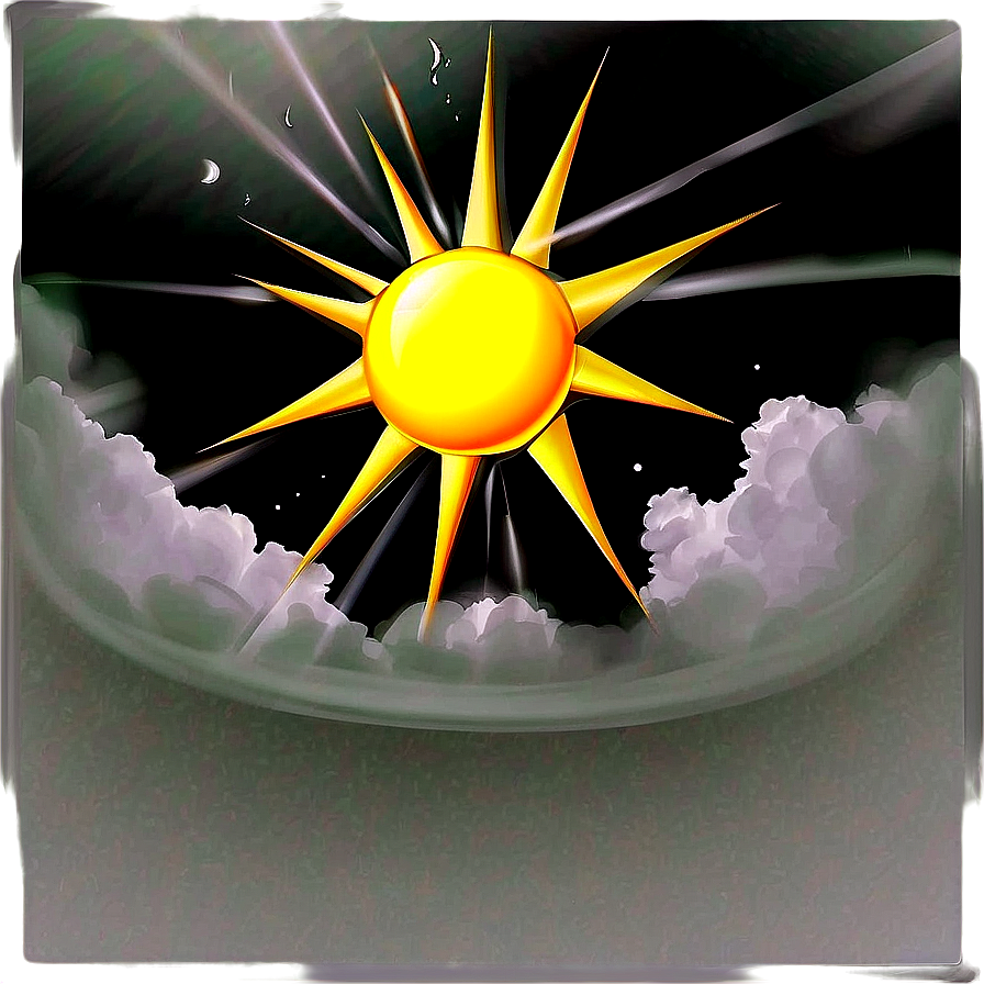 Sun Reflection Illustration Png 06262024