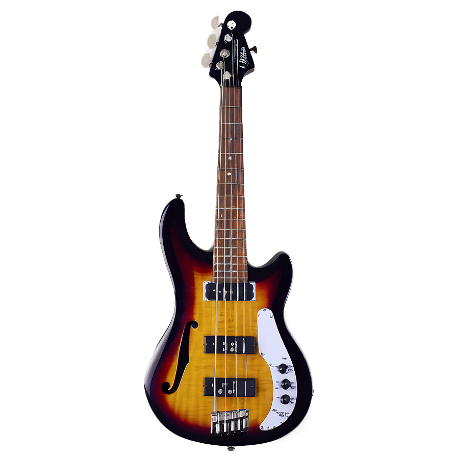 Sunburst Bass Guitar Png Wvt