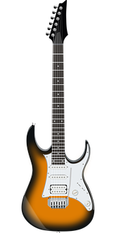 Sunburst Electric Guitar