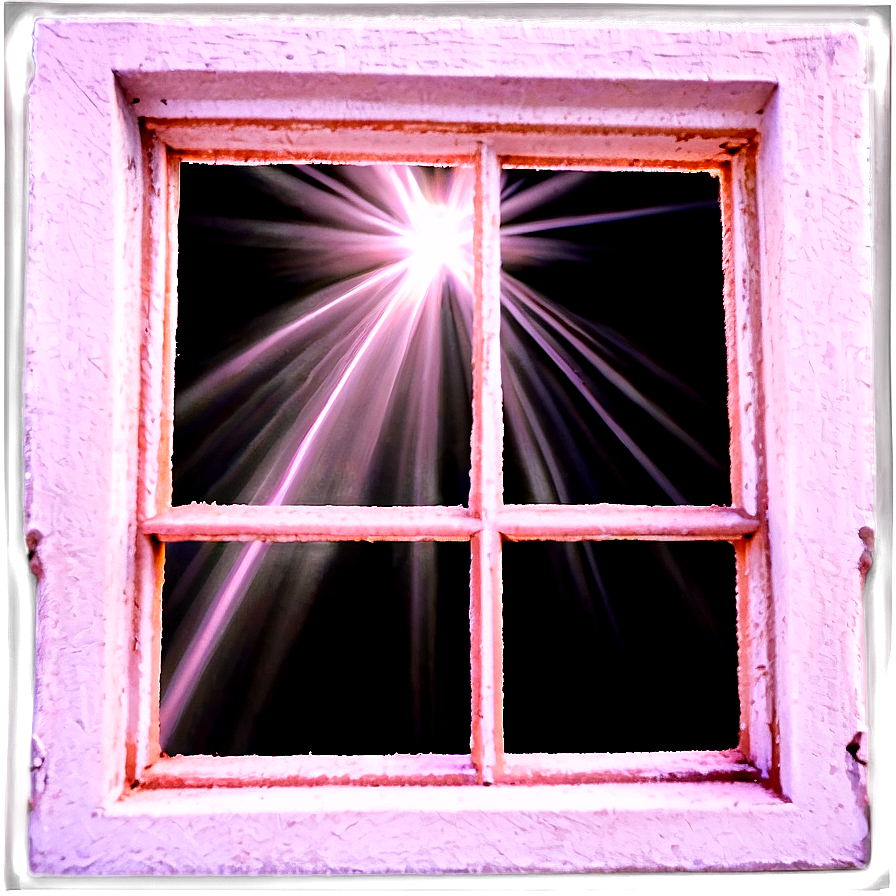 Sunburst Through Window Png 05042024