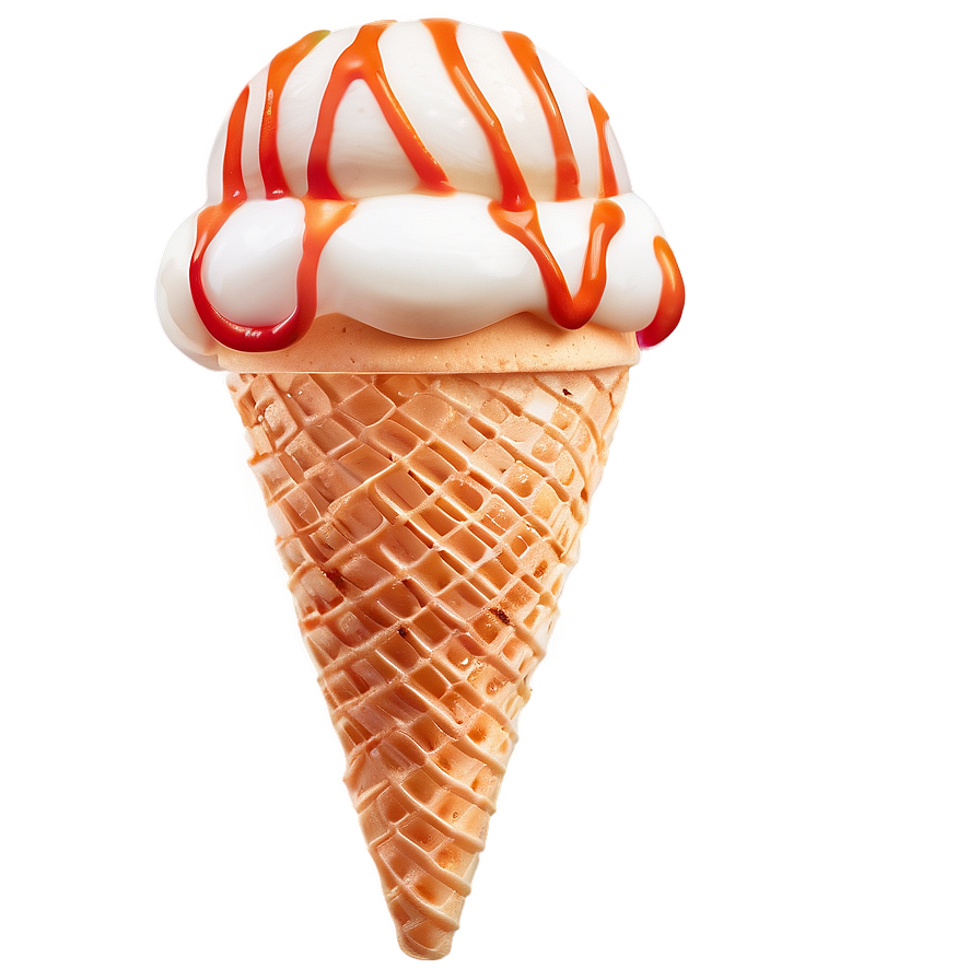 Sundae Ice Cream Cone Png 5