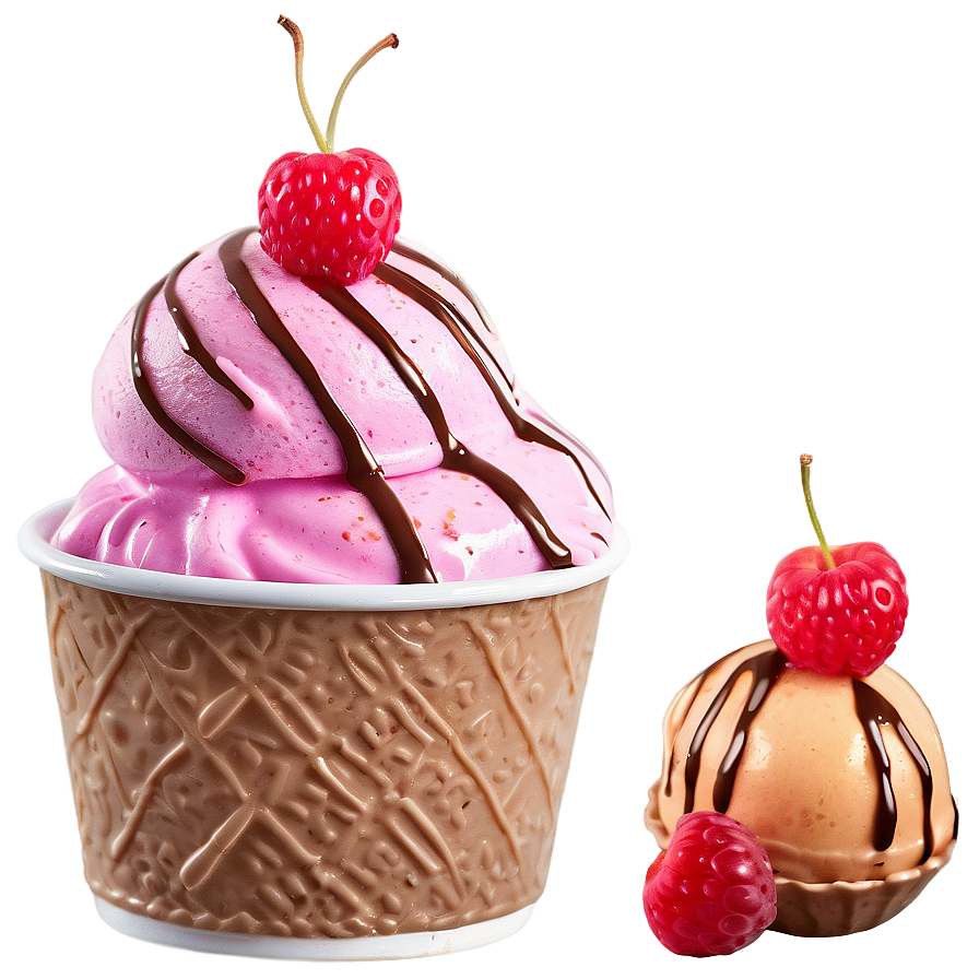 Sundae Ice Cream Cup Png Abo