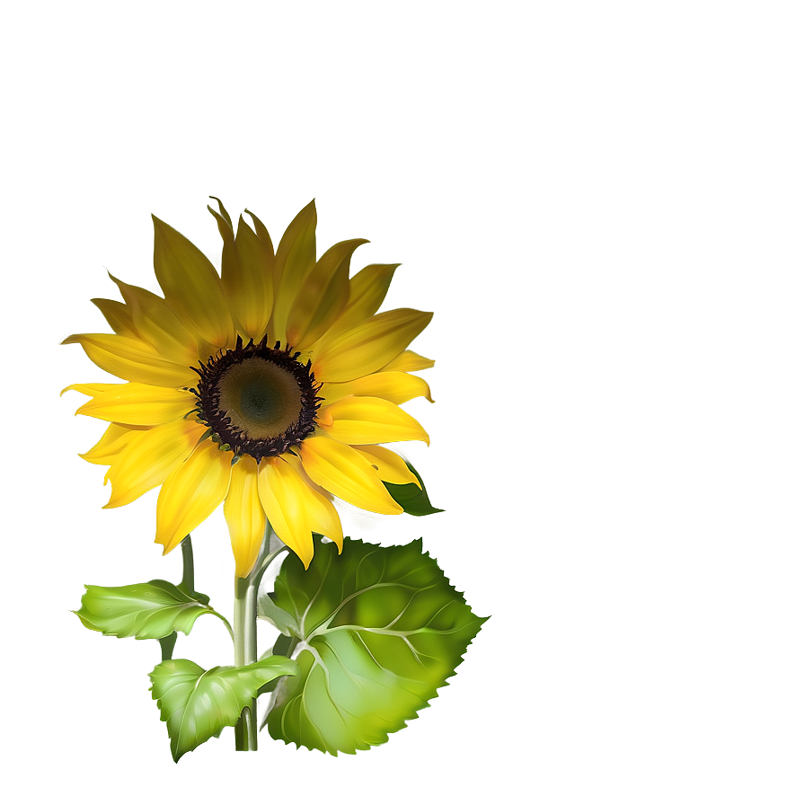 Sunflower Art Transparent Png 60