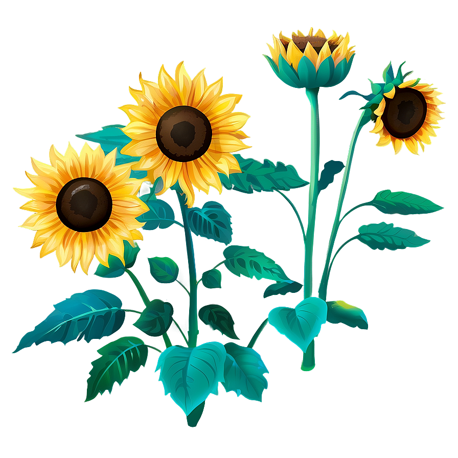 Sunflower Clipart Collection Png 32