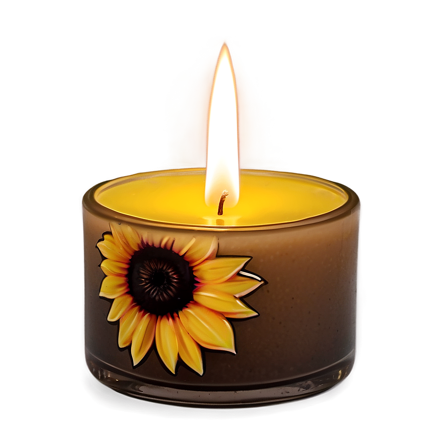 Sunflower Delight Candle Png 05242024