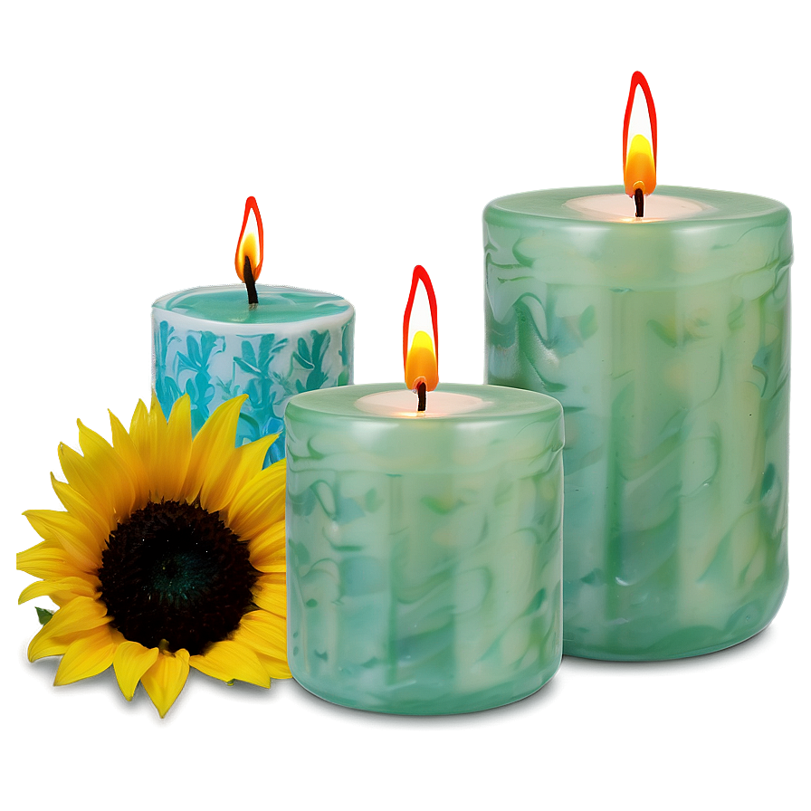 Sunflower Delight Candle Png Vlj66