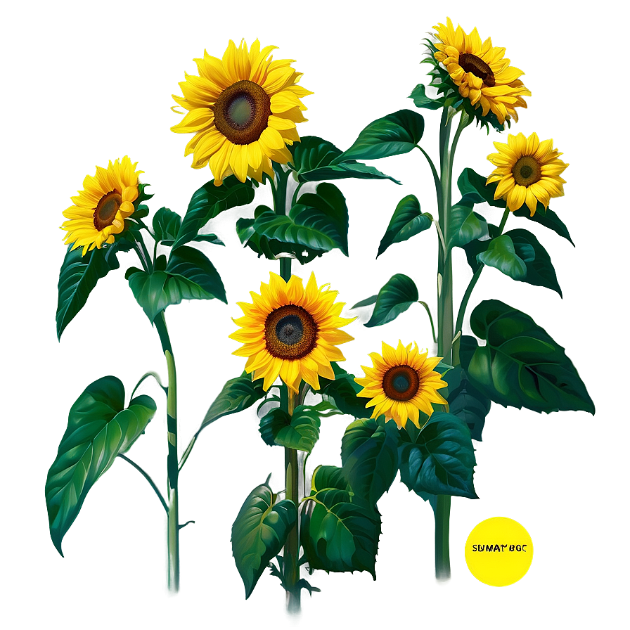 Sunflower Field Tumblr Png 06112024