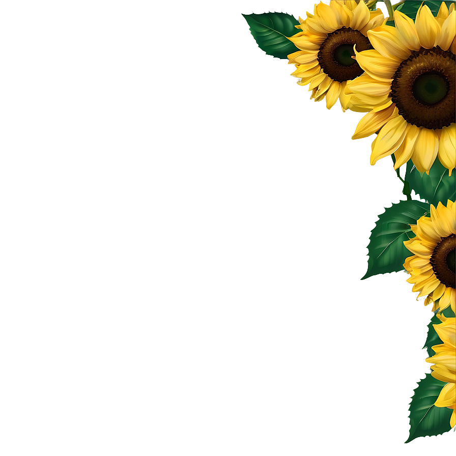 Sunflower Frame Png 46