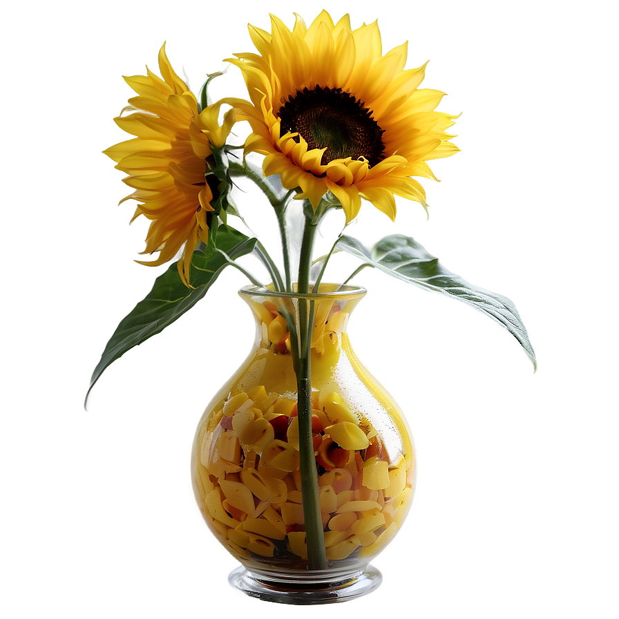 Sunflower In Vase Png Dmb71